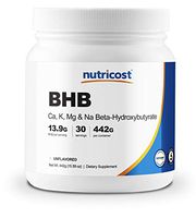 Nutricost Keto BHB Exogenous Ketones 4-in-1 (30 Serv) 12g Beta-Hydroxybutyrate (BHB) Per Serving, (Unflavored) - Ketone Salts