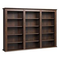 Prepac Triple Wall Mounted  Storage Cabinet, Espresso