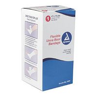 MCK34542012 - Dynarex Unna Boot Bandage 4 Inch X 10 Yard Zinc Oxide Paste NonSterile