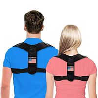 Jl company Posture Corrector for Women and Men. USA Designed Adjustable Upper Back Size (L)
