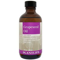 Organic Grapeseed Carrier Oil 4 oz - 100% Pure Cold Pressed Base Oil for Aromatherapy
