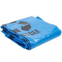 Blue Tint Linear Low Density Recycling Bag 1.2 Mil - 100/Case 40-45 Gallon 40" X 46"
