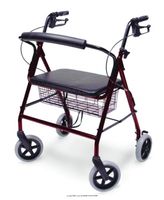 Walkabout Four-Wheel Imperial (Bariatric) Rollator, Bari Roltr Hemi Bur -Sp, (1 EACH, 1 EACH)