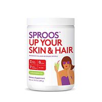 Sproos Up Your Skin & Hair Enhanced Collagen Powder, Citrus Green Tea Flavor | Wild-Caught Marine Collagen with Active Ingredients, Non-GMO and Gluten-Free, Tub, 10 Ounce