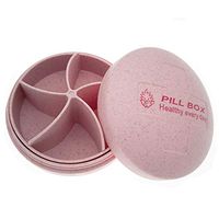 ZDQZC Pill Box - Pill Organizer for Travel, Large Pill Container Portable Pill Dispenser Excellent Pill Storage Case (Pink)
