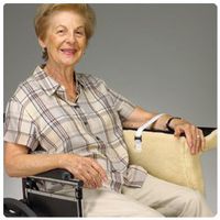 Lateral Body Pad - Nylon Top and Sheepskin Side - Model 565436