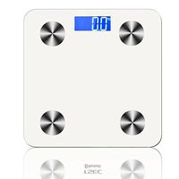 sphygmomanometer LPY-Smart High Precision Digital Bathroom Body Weight Scale Fat Scale with Bluetooth APP Measure Body Fat, Water, Bone, Muscle. Calories, White
