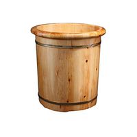 Foot Bath Tub,40 High Cedar Foot-Soaking Barrel,Thicken Wooden Tub,Household Steamed Health Foot Bath