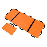PROKTH Emergency Rescue Flat Foldaway Portable Stretcher,Thickened Canvas 12 Handles Soft First Aid Home Household Medical Stretcher with Handbag for Hospitals, Ambulances