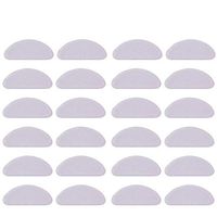 20 Pairs 1 mm Silicone Nose Pads Adhesive Glasses Pads Non-Slip Eyeglass Pads for Eyeglasses Sunglasses (White)
