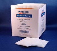 McKesson 4-Ply NonWoven Sponge Sterile 2 X 2" 16-4224 50 Pack(s), 2 / Pack