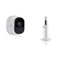 Arlo Pro - Add-on Camera | Rechargeable, Night vision, Indoor/Outdoor, HD Video, 2-Way Audio, Wall Mount | Cloud Storage | Works with Arlo Pro Base Station (VMC4030) w/ Wall Mount