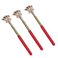 HEALIFTY 3Pcs Stainless Steel Back Scratcher Extendable Telescopic Back Scratchers Massage for Back Itch