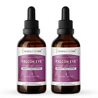Secrets Of The Tribe - Falcon Eye, Healthy Vision Support, Herbal Supplement Blend Drops Alcohol Liquid Extract (2x4 fl oz)