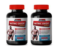 pre Workout for Women and Fat Burner - Nitric Oxide Muscle Booster 3600MG - Endurance & Recovery - Nitric Oxide for Women - 2 Bottles 180 Caplets