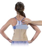 Bilt-Rite Mastex Health 9 Inch Heavy-Duty Moldable Sacro Support, Beige, Medium