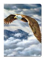 Tree-Free Greetings Journal, 160 Ruled Pages, Recycled, 5.5 x 7.5 Inches, Eagle Spirit, Multi Color (72047)
