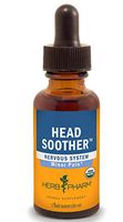 Herb Pharm Certified Organic Head Soother Liquid Herbal Formula for Minor Pain Relief - 1 Ounce