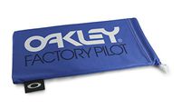 Oakley Micro Bag Factory Pilot Blue/White & Cleaning Kit Bundle