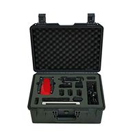 HUL Military Spec Waterproof Carrying Case for DJI Mavic Air with iPad Mini and 5 Extra Batteries (Black)