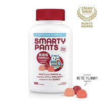 SmartyPants Kids Formula Cherry Berry Daily Gummy Vitamins: Gluten Free, Multivitamin & Omega 3 Fish Oil (Dha/Epa), Methyl B12, Vitamin D3, Vitamin B6, 90Count (22 Day Supply) - Packaging May Vary