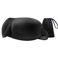 Mlotus Ultralight Comfortable Contoured Eye Sleep Mask 3D Eyeshade Blindfold for Travel Nap Sleeping Meditation Insomnia Black