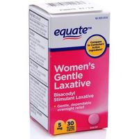 Equate - Women's Laxative Tablets, Bisacodyl 5 mg, 30 Tablets (Compare to Correctol)