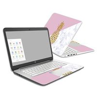 MightySkins Skin Compatible with HP Chromebook 14 (2014) - Pretty Pineapple | Protective, Durable, and Unique Vinyl Decal wrap Cover | Easy to Apply, Remove, and Change Styles | Made in The USA