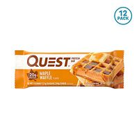 Quest Nutrition Maple Waffle Protein Bar, High Protein, Low Carb, Gluten Free, Keto Friendly, 12 Count