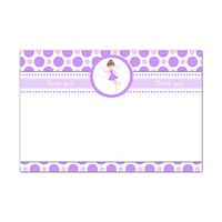 30 Blank Thank You Cards Notes Purple Fairy Pixie Girl Birthday Baby Shower + 30 White Envelopes