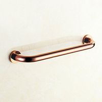 Copper Bath armrest Anti-Corrosion Anti-Rust Elderly Slip Handle Rose Gold 40cm 15.7 inch