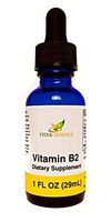 Liquid Vitamin B2 Riboflavin Drops, Alcohol-Free Liquid Extract Support Digestion, Maintain Proper Energy Levels, Boost Collagen Production for Healthy Hair, Nails, Skin, Herb-Science (1 oz)