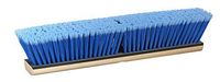 M2 Professional 14 Inch Blue Flagged Tip Heavy Duty Push Broom Head with Hardwood Block - Fine Sweep (Case of 12)