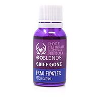 Frau Fowler eoBLENDS- GRIEF GONE Essential Oil Blend for Extreme Grief, Emotional Release, 15ml