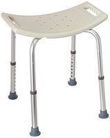 Lumex Lightweight, Durable, and Adjustable Shower and Bath Seat, Gray