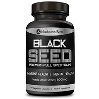 Black Seed Extract, Nigella Sativa Extract, 500mg, 90 Vegetable Capsules | by Black Seed & Co | Promotes Brain Health, Anti-Inflammatory, Immune Response, Healing