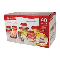 FOOD STORAGE SET 40 PC by RUBBERMAID MfrPartNo 1777169
