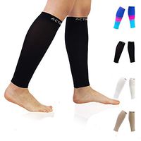 Compression Calf Sleeves (20-30mmHg) for Men & Women 1 Pack Black M