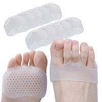 Sumifun Gel Metatarsal Pads,Breathable Soft Ball of Foot Cushion,Metatarsal Fracture Pain Relief,Prevent Callus and Blisters for Men and Women
