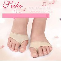 Yu2d 🌹🌹 2PCs Silicone Toe Hallux valgus Separators Straighteners Bunion Relief（Black A）