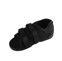 WE&ZHE Toe Ectropion Surgery Gypsum Shoes/Postoperative Rehabilitation Function Shoes - to Facilitate Patients to Get Out of Bed to Reduce Pain and Postoperative Wound Healing (Black) 1 Pack