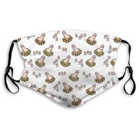 Penis Tank Tiny Dicks Sex War White Anti Pollution Mask for Kids Women Man Comfort Dustproof Mouth Mask with Activated Carbon Filters PM2.5 Air Filter Masks Dust Breathing Masks (2Pcs Filters)