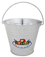 Esschert Design USA KG94 Children's Metal Garden Bucket Silver