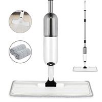 Spray Mop for Floor Cleaning, Microfiber Mop with a Refillable Bottle and 2 Washable Pads, Hardwood Floor Mop for Home Kitchen Hardwood Laminate Wood Ceramic Tiles Floor Cleaning (White)
