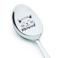 Anniversary gifts - Wedding gifts - Im getting married spoon - Girlfriend gifts - Engraved spoons - Newlywed gifts - Lover gifts - Meow - Fiance gifts - Unique gifts - 7 Inches