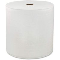 LoCor Solaris Paper Hardwound Roll Cleaning Towel, 7" x 850 ft, White 6 per Carton