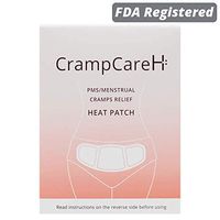 (20 Patches) CrampCareH PMS/Menstrual Cramps Relief Heat Patch with Wide Wings, FDA Registered
