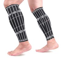 KEAKIA American Football Field Black Calf Compression Sleeves Shin Splint Support Leg Protectors Calf Pain Relief for Running, Cycling, Travel, Sports for Men Women (1 Pair)