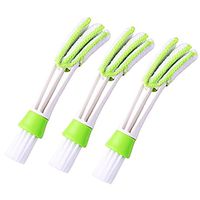 Qiaonai 3 pcs Dust Brush for Car Windows Blind Cleaner Cleaning Supplies