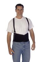 Liberty DuraWear Plain Back Support Belt with Detachable Suspenders, X-Large, Black